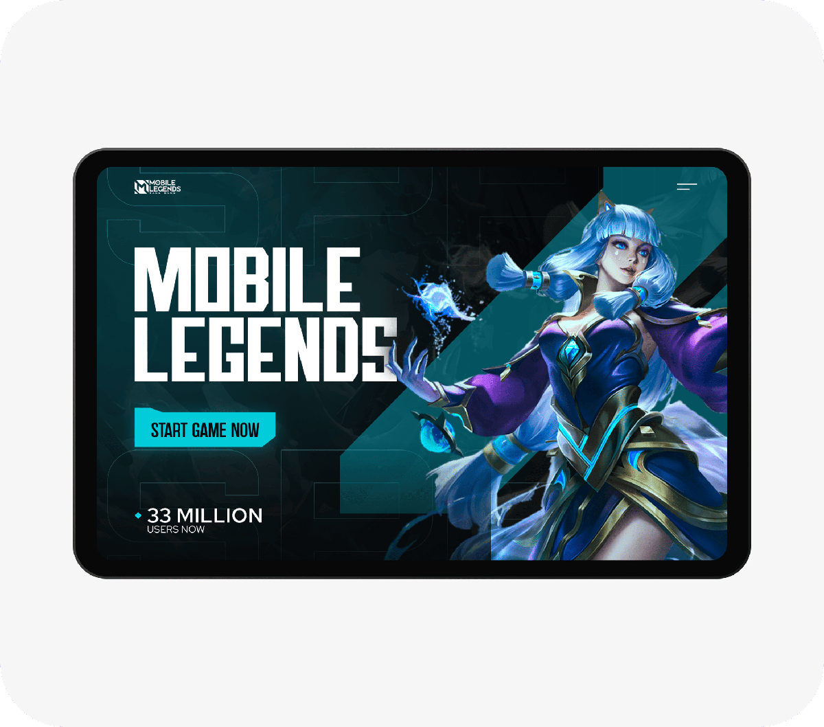 League of Legends landing page